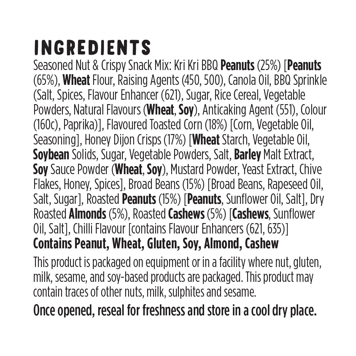 Backyardbbqmix Ingredients