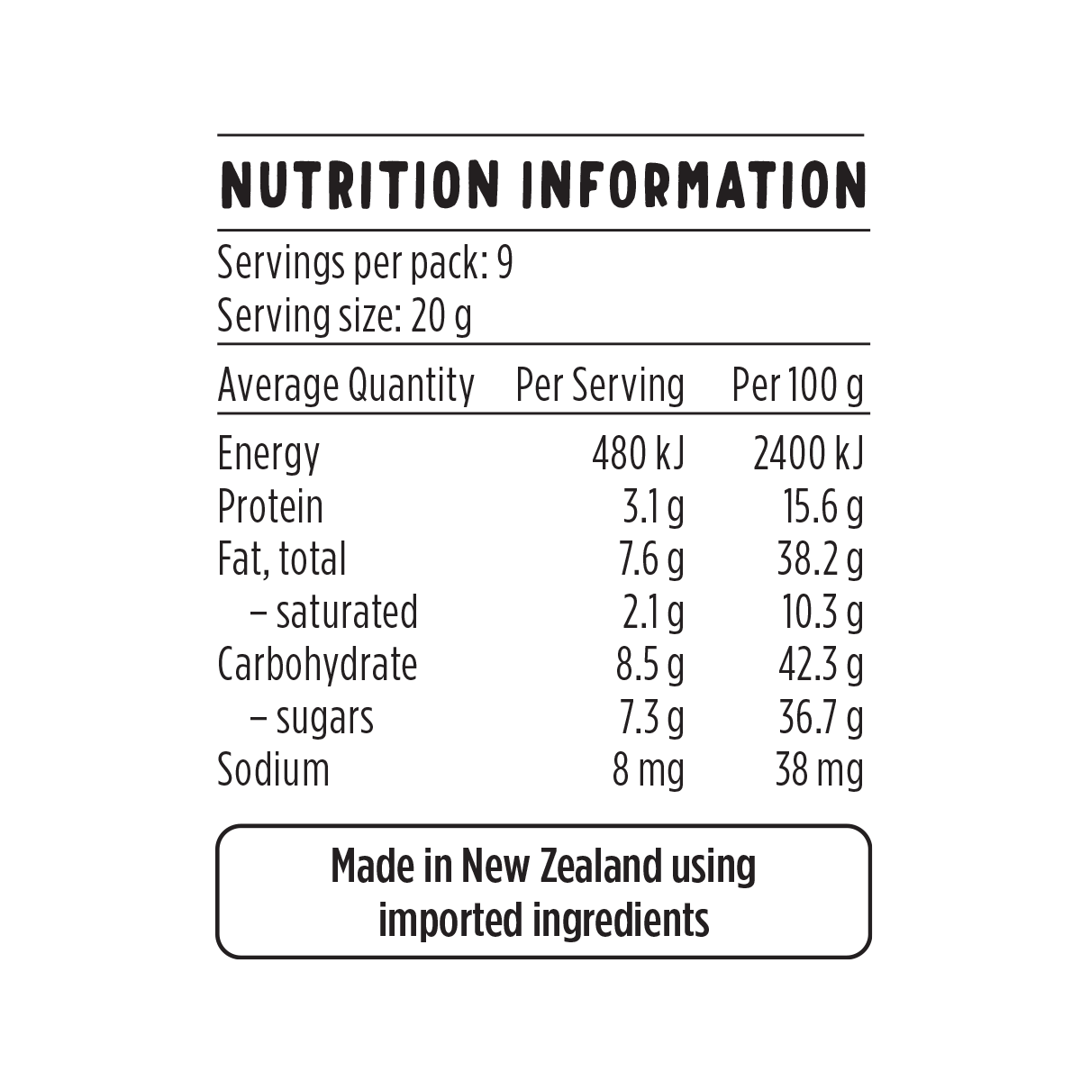 Product skinnymilkchocalmonds nips